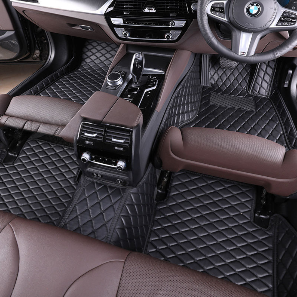 Custom Diamond Quilted Car Mats