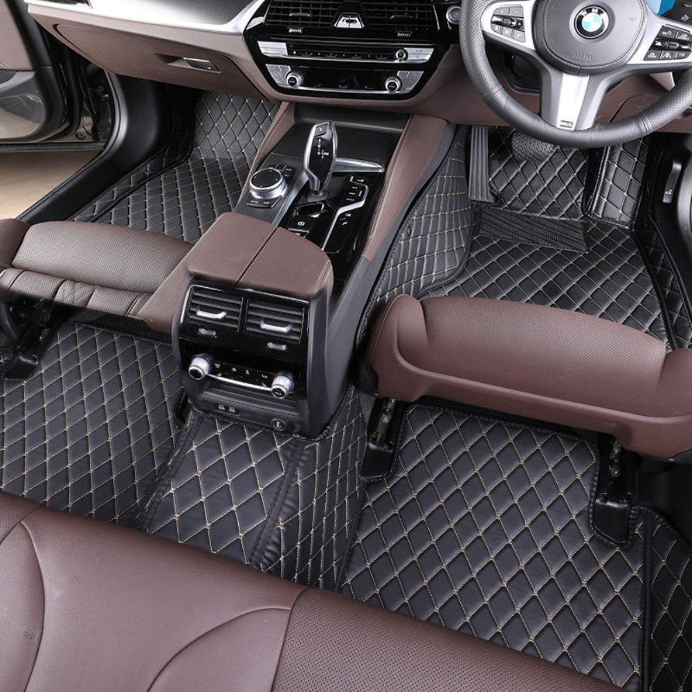 Custom Diamond Quilted Car Mats