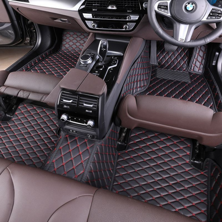Custom Diamond Quilted Car Mats