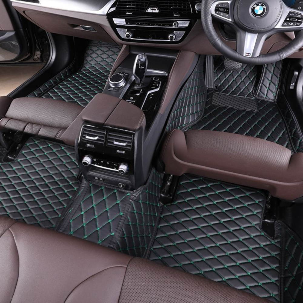 Custom Diamond Quilted Car Mats