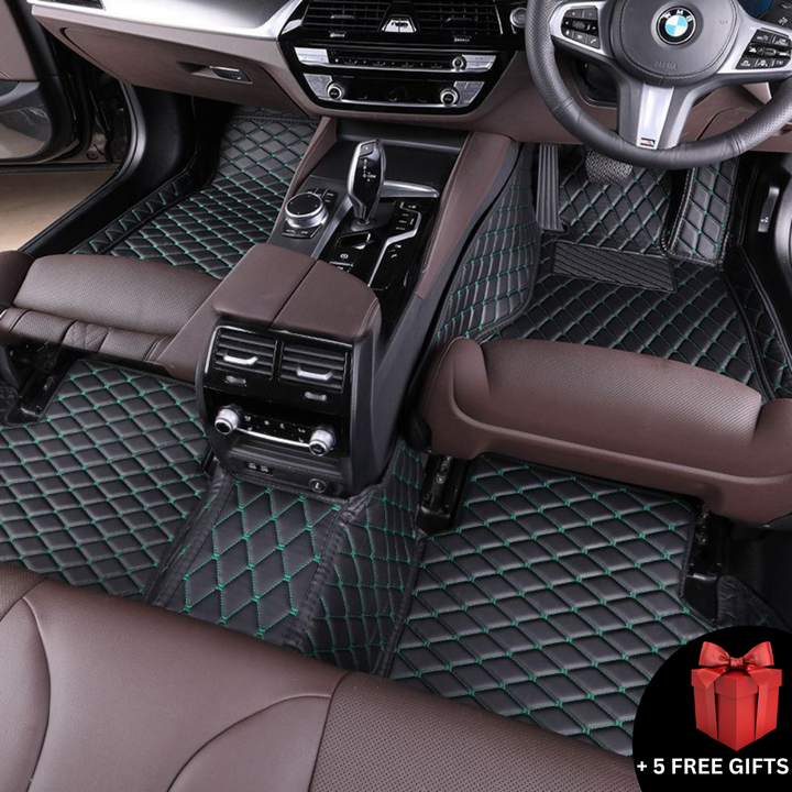 Black And Green Stitching