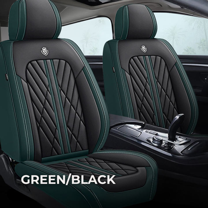 Green & Black Seat Covers
