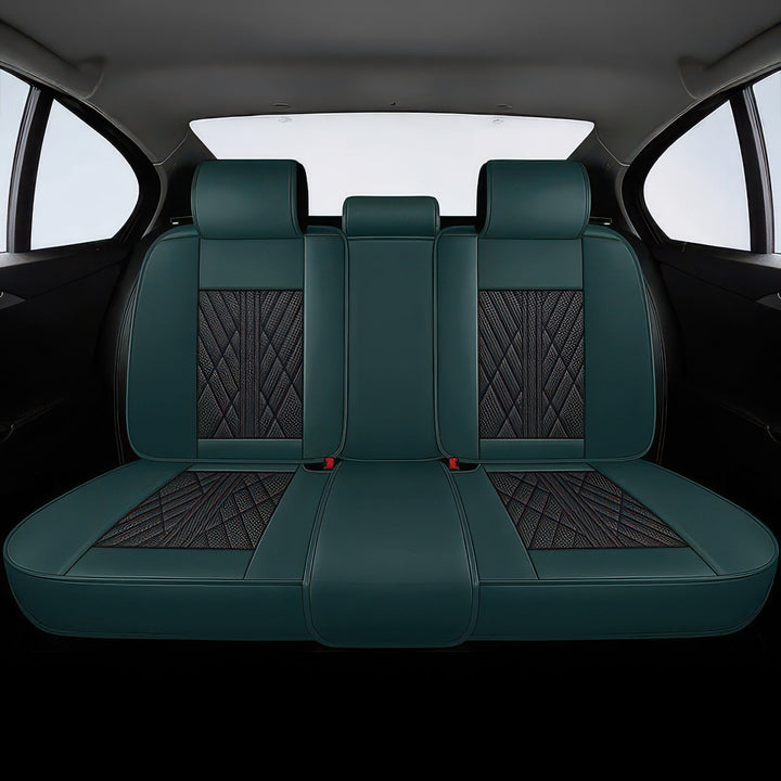Green & Black Seat Covers