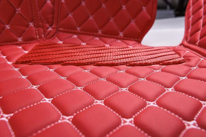 Red Luxury Diamond Car Floor Mats