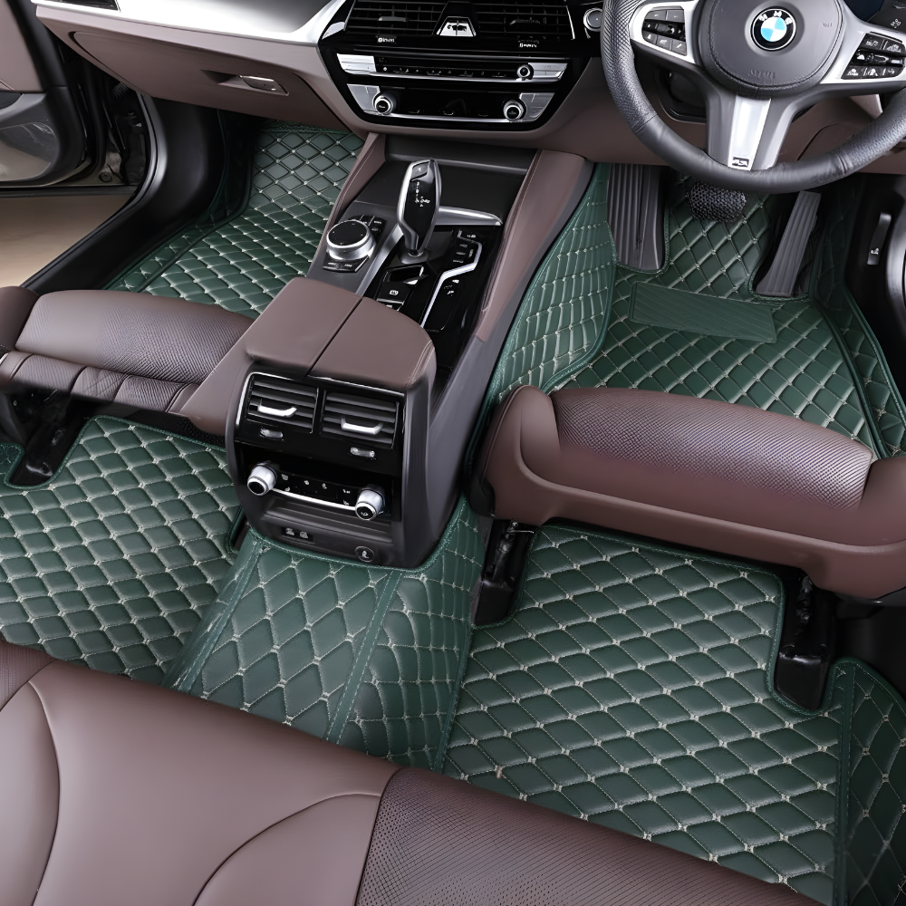 Custom Diamond Quilted Car Mats